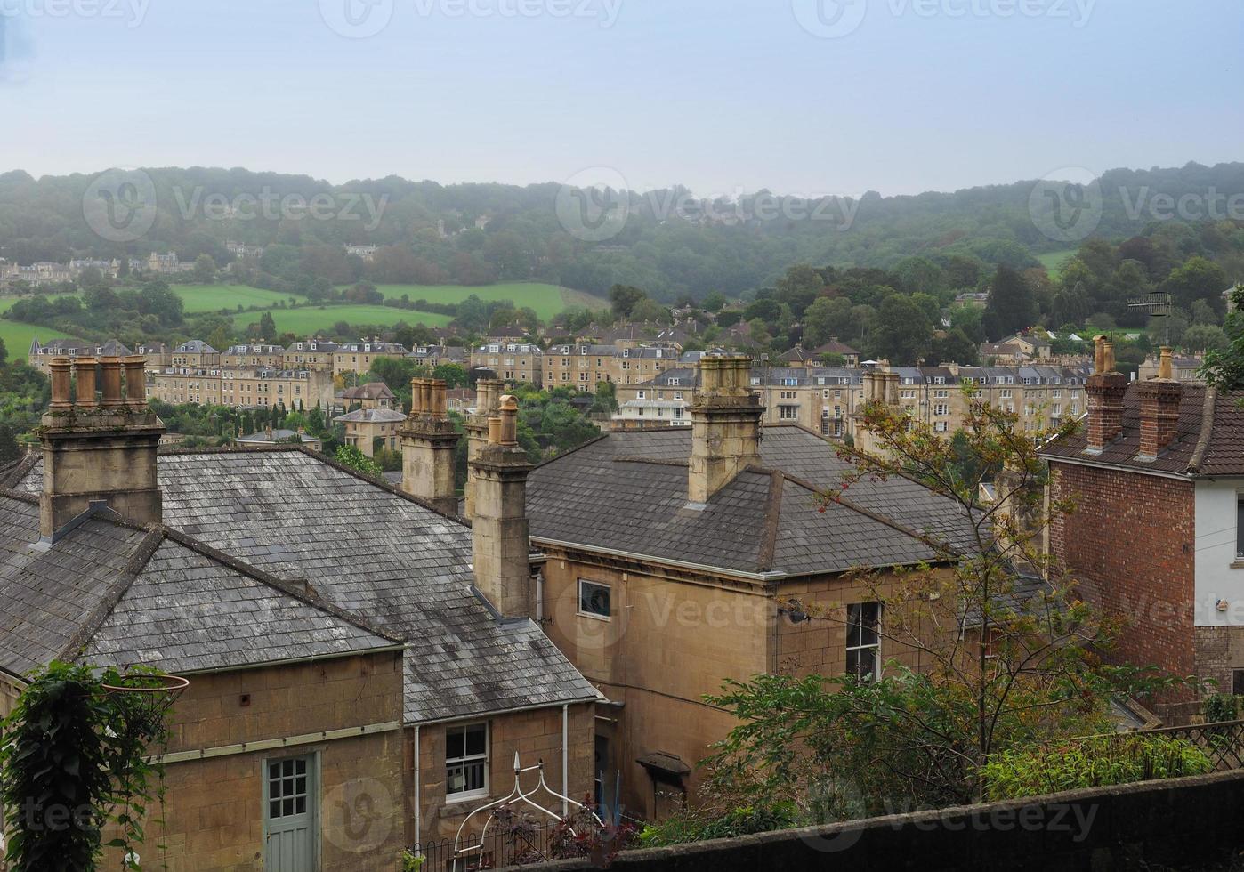 uitzicht op de stad Bath foto