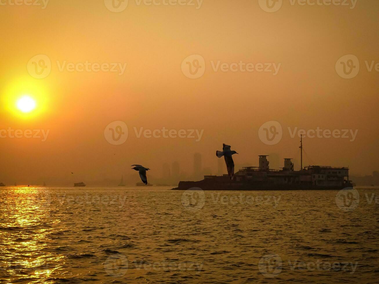 Arabisch zien visie in de avond foto