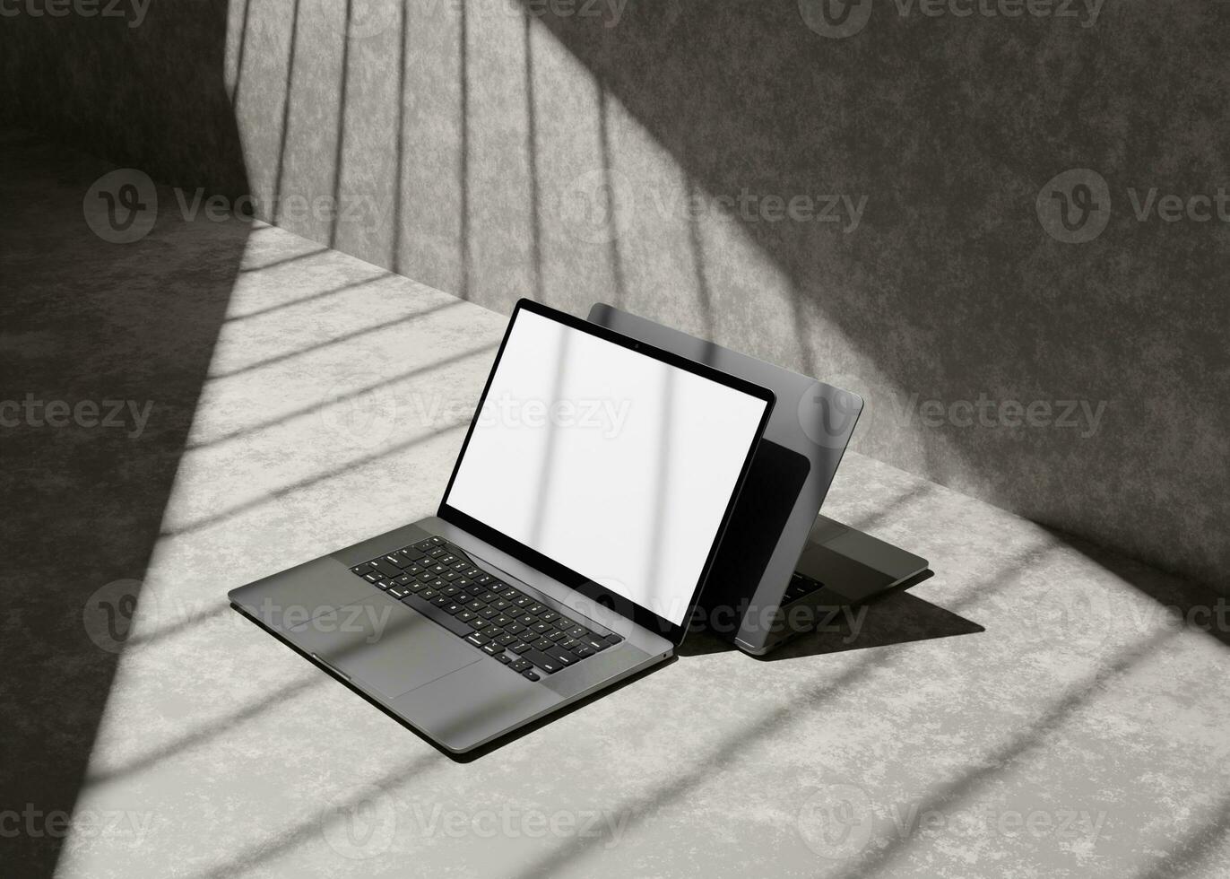 laptop scherm voor web mockup foto