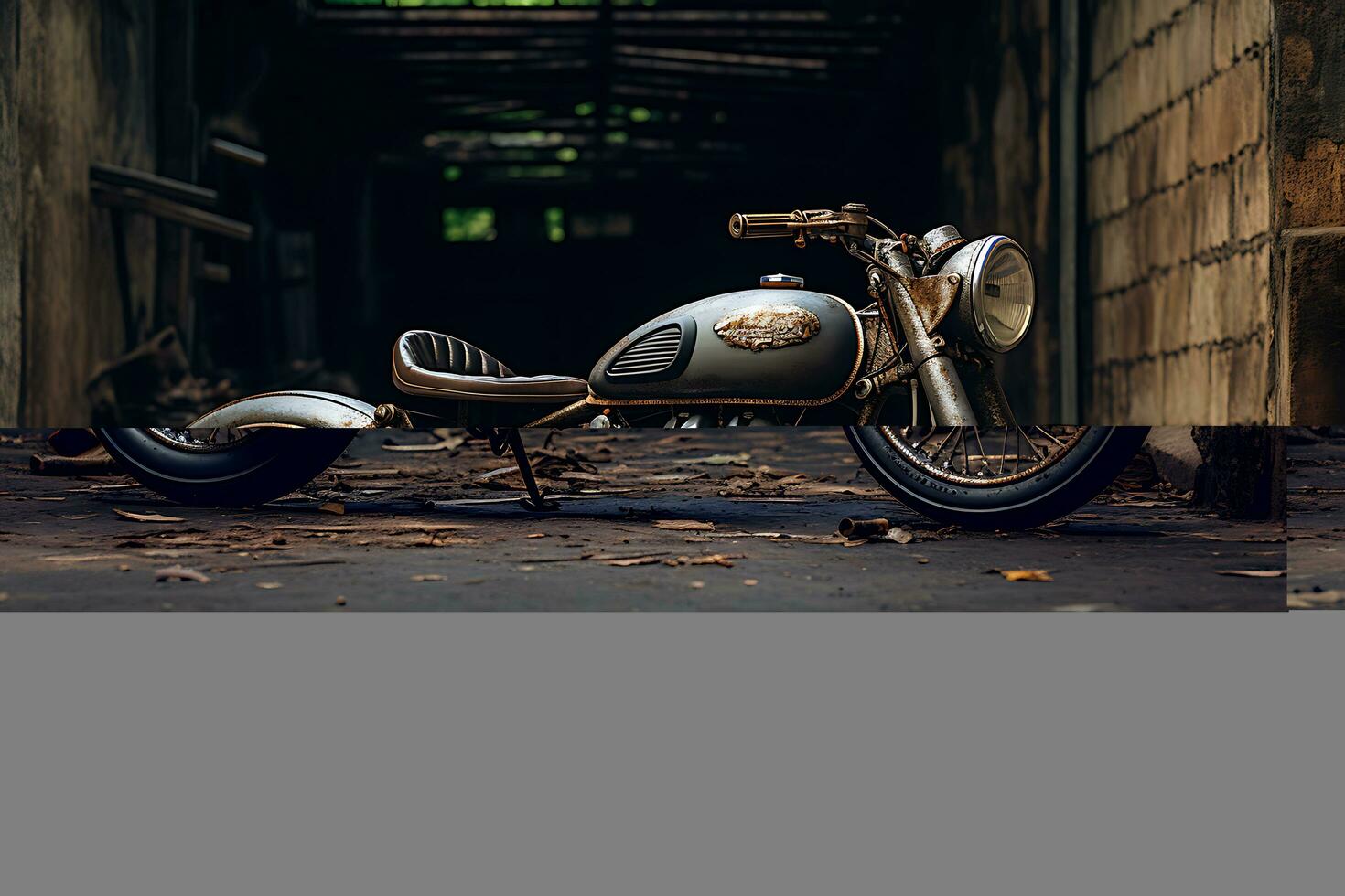 verkennen de wereld van klassiek, vintage, en gewijzigd motorfietsen. ai generatief foto