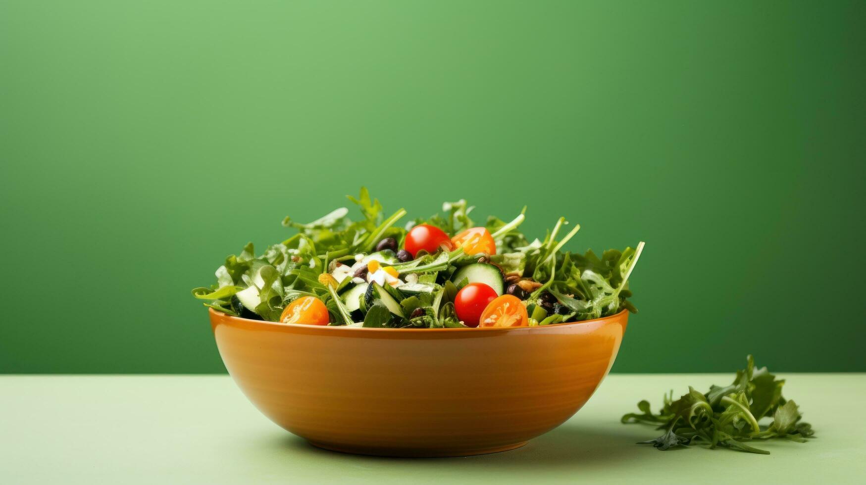 salade kom met kopiëren ruimte foto