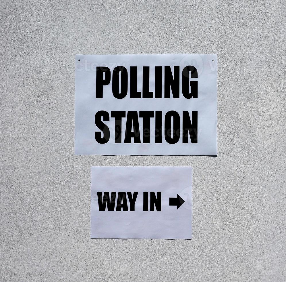 stembureau algemene verkiezingen foto