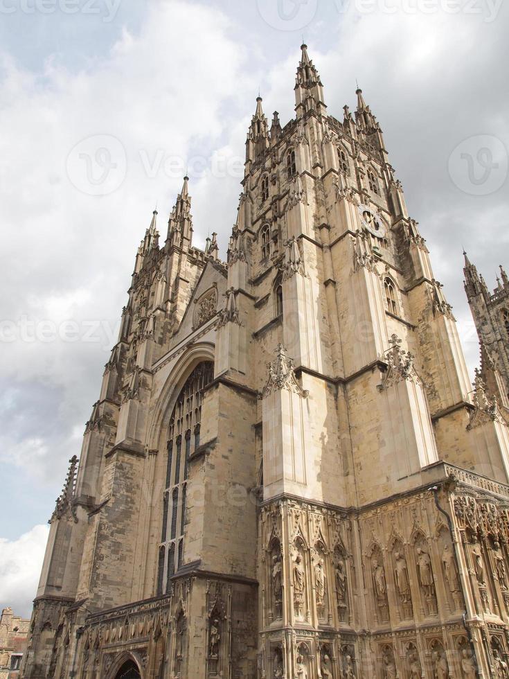 kathedraal in canterbury, verenigd koninkrijk foto