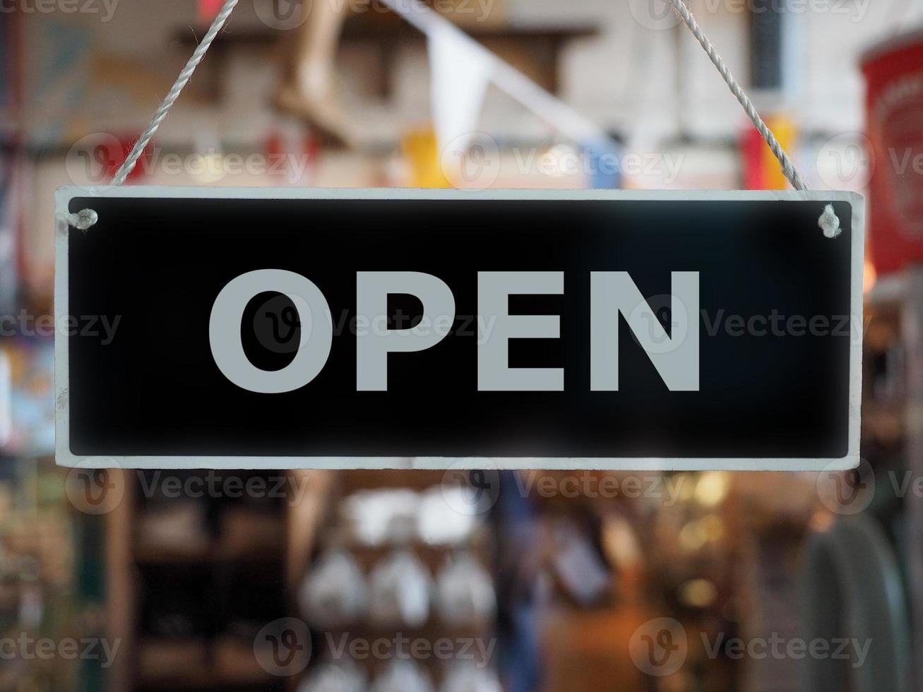 open winkel teken foto