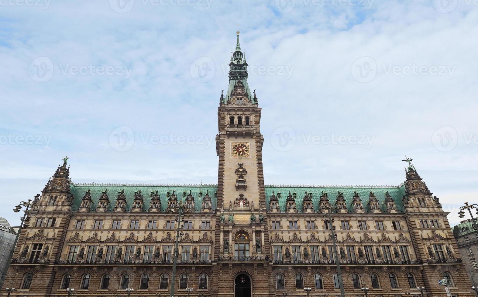 Hamburg Rathaus Stadhuis foto