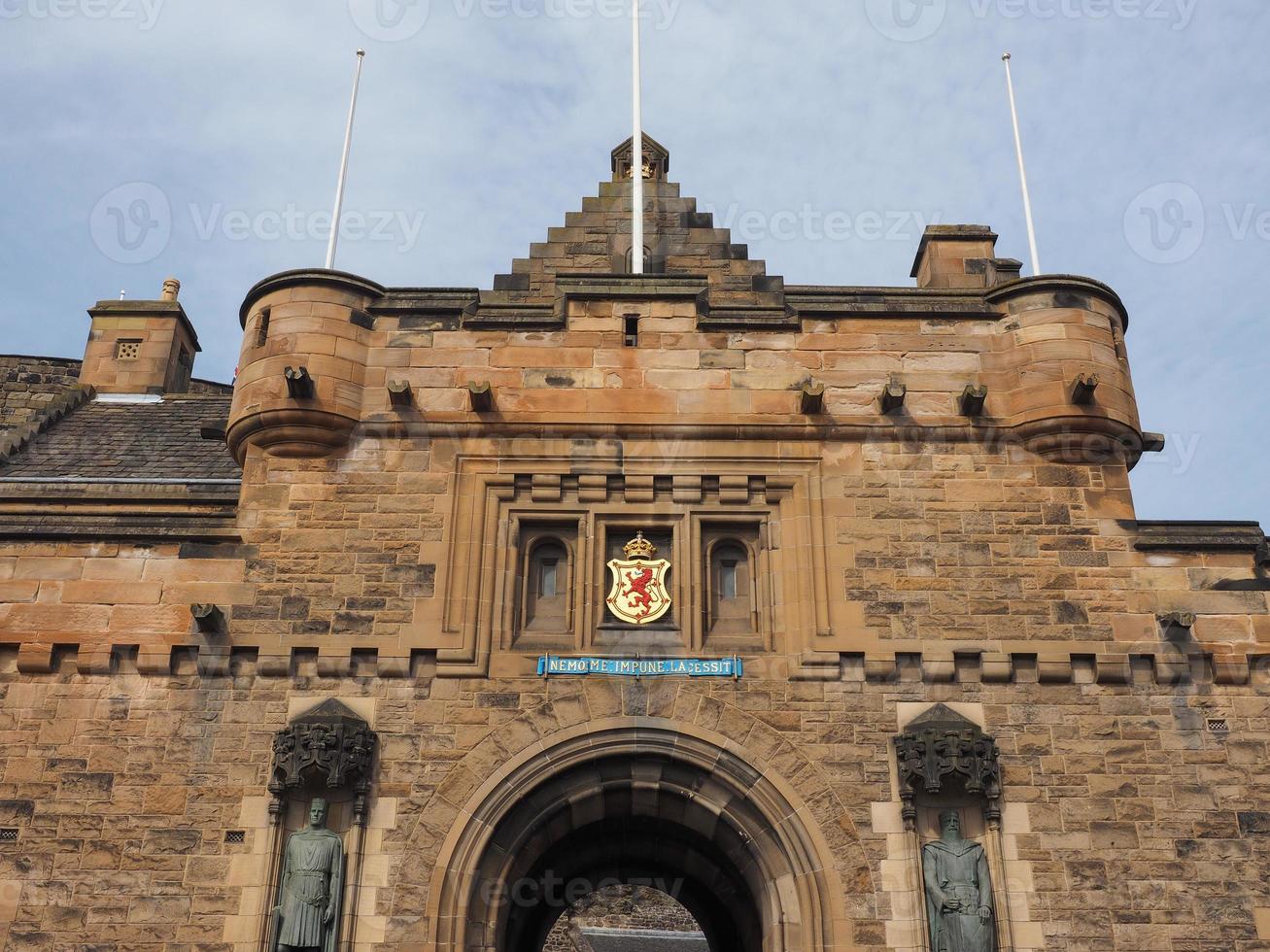 Edinburgh Castle in Schotland foto