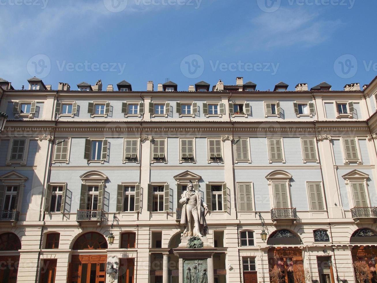 piazza carignano, turijn foto