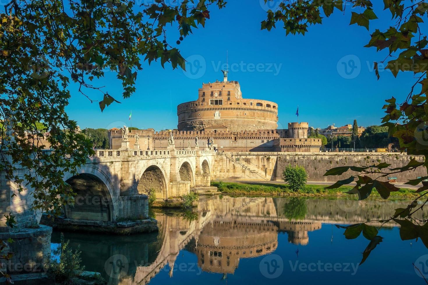 heilige engel kasteel in rome, italië foto