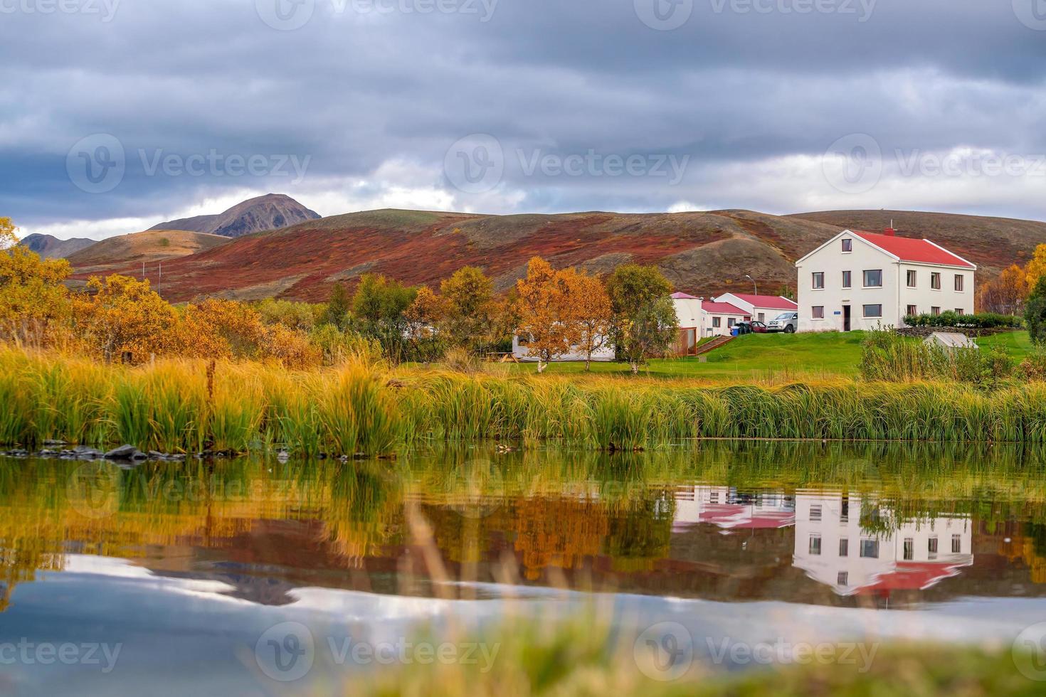 ijsland prachtig landschap, ijslands natuurlandschap. foto