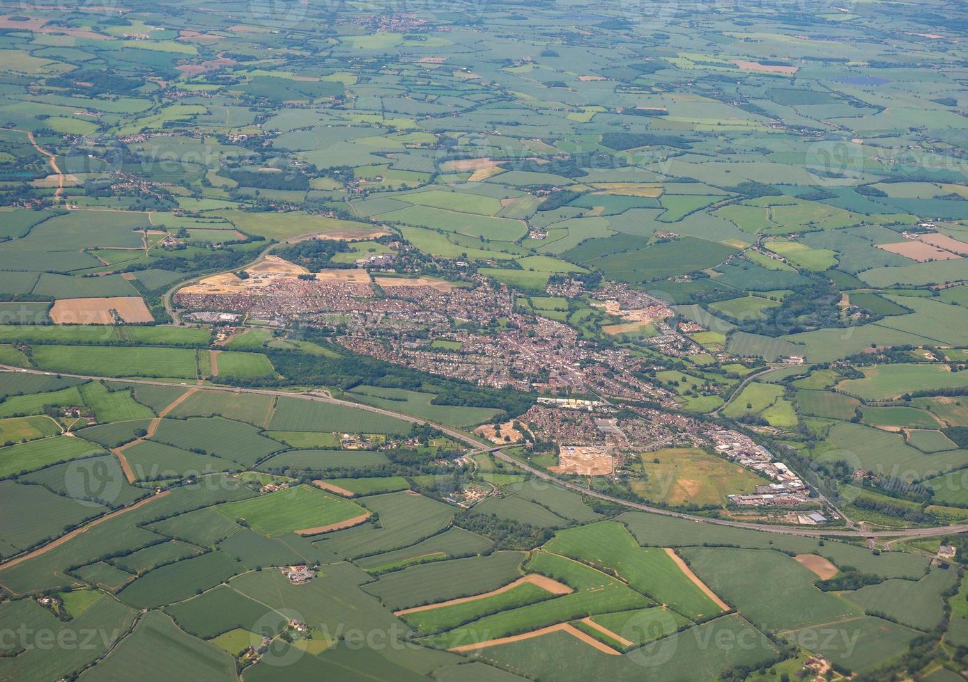 luchtfoto van dunmow, VK foto