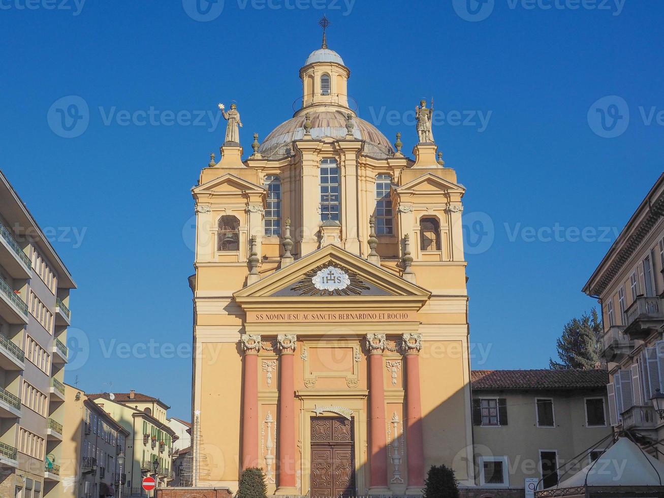 kerk van san bernardino betekenis st bernardine in chieri foto