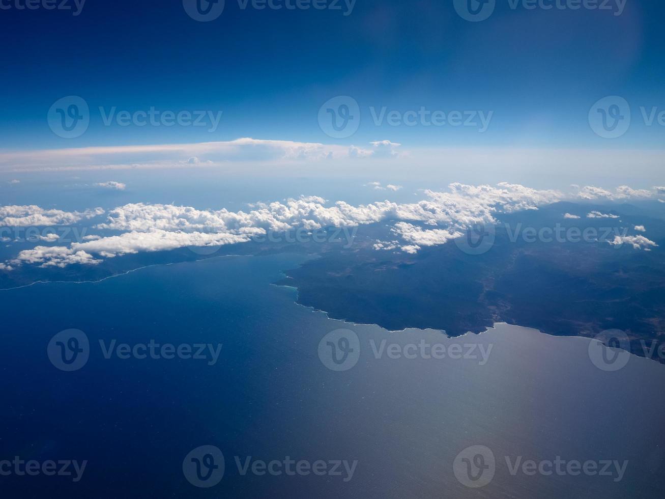 luchtfoto van Sardinië foto