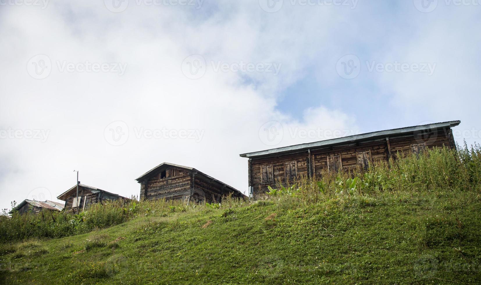 sal plateau, houten huisjes, plateaus en natuur foto
