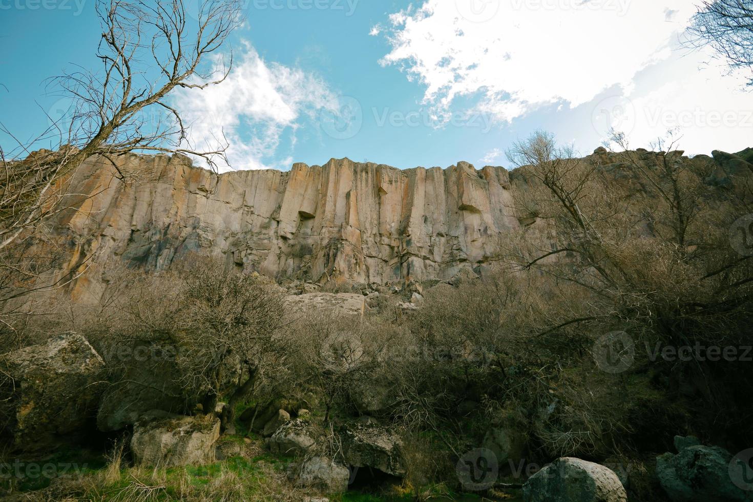 ihlara-vallei, cappadocië, voormalige nederzetting, turkije - cappadocië foto