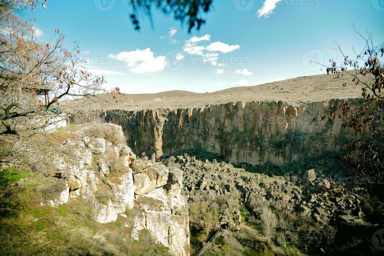 ihlara-vallei, cappadocië, voormalige nederzetting, turkije - cappadocië foto