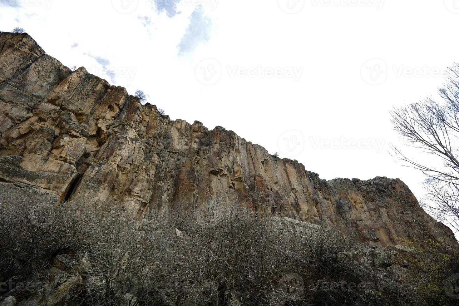 ihlara-vallei, cappadocië, voormalige nederzetting, turkije - cappadocië foto