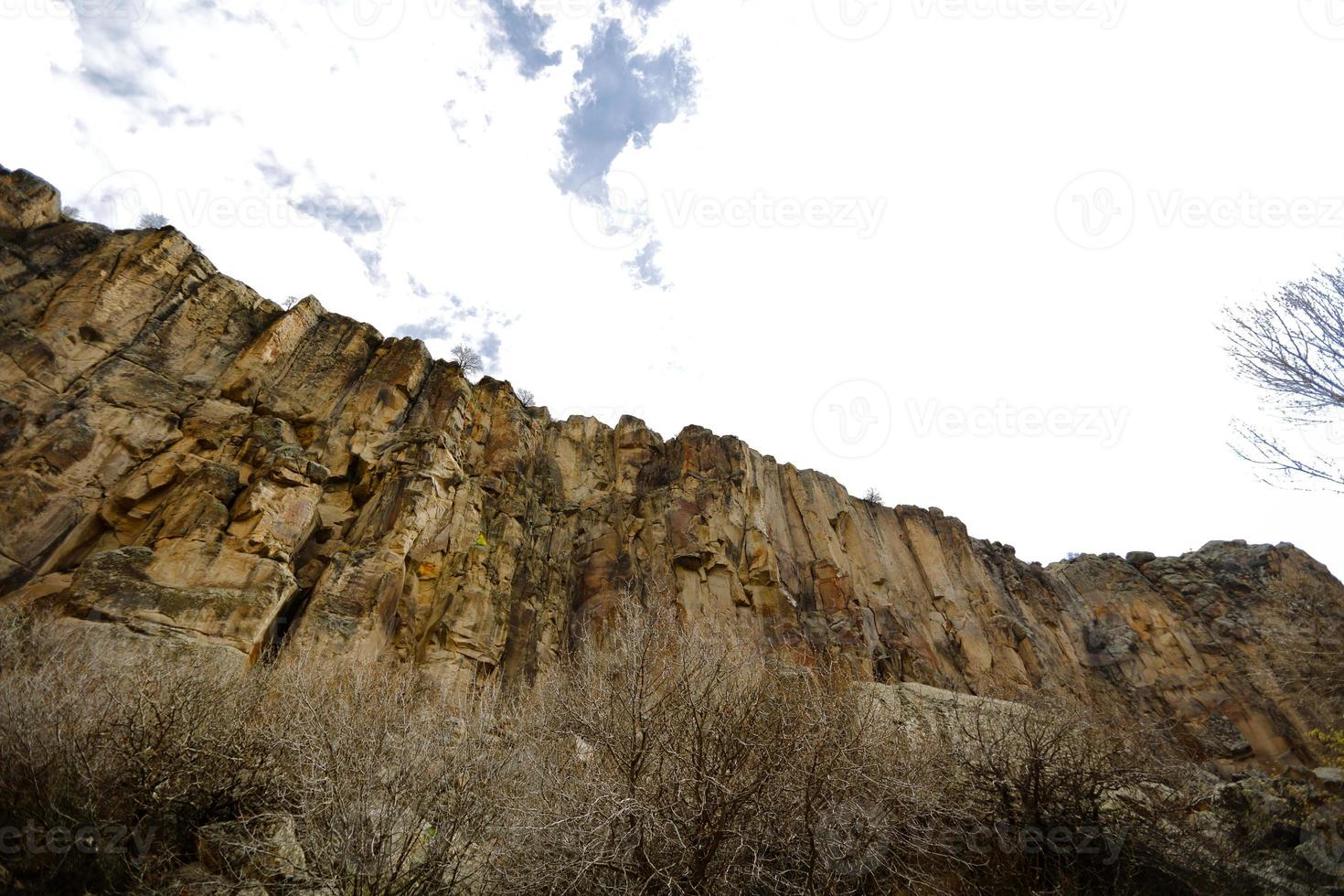 ihlara-vallei, cappadocië, voormalige nederzetting, turkije - cappadocië foto