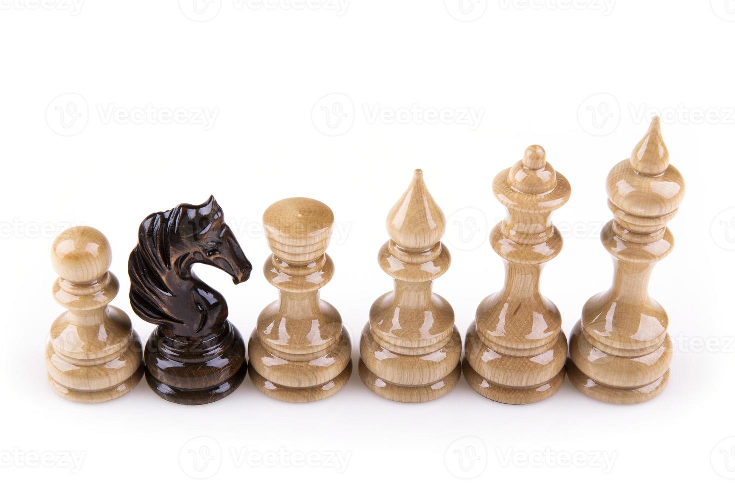schaakspel. strategische besluitvorming foto