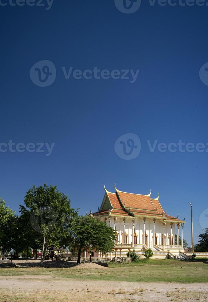 wat svay andet pagode kandal provincie in de buurt van phnom penh cambodja foto