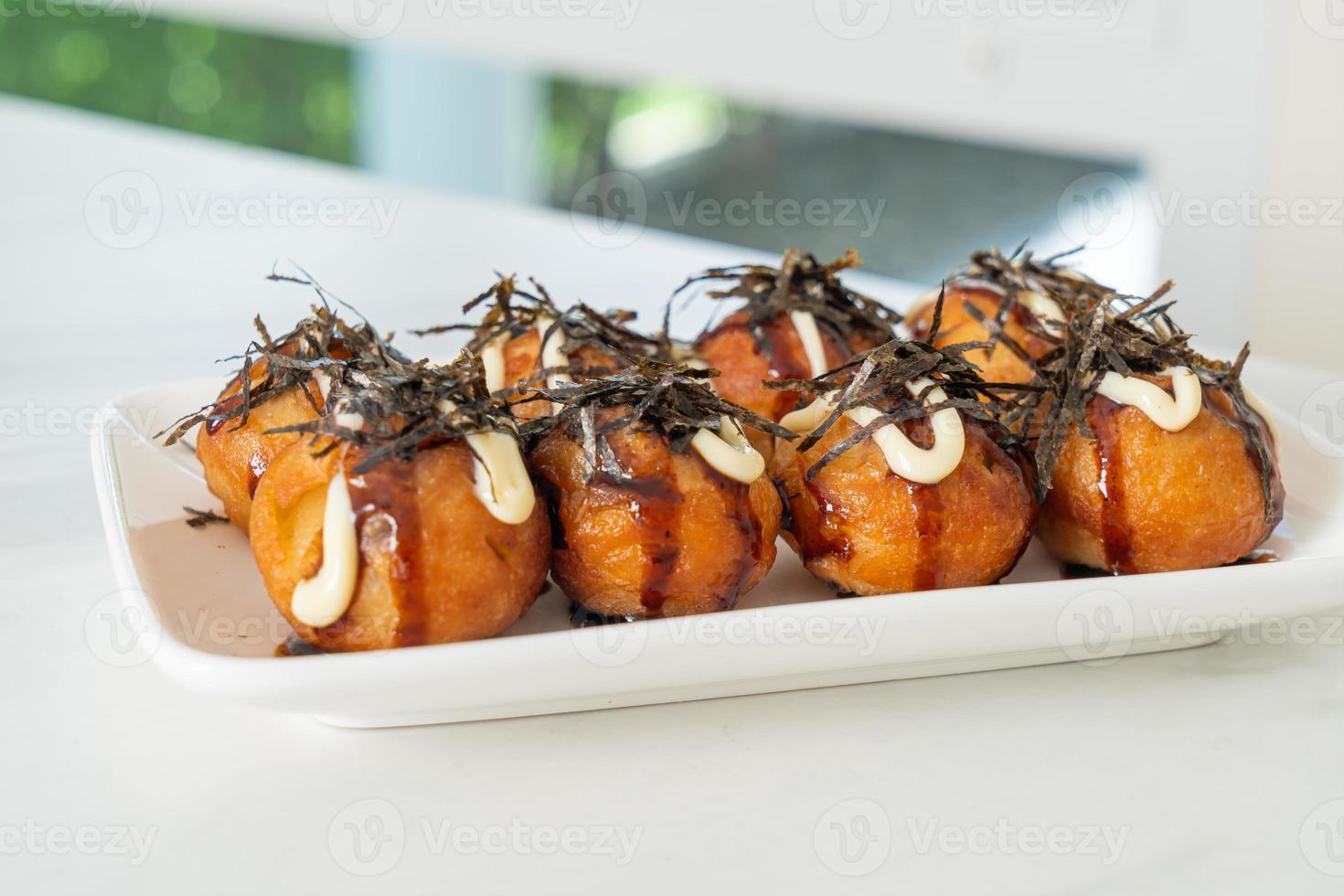 takoyaki ball dumplings of octopus ballen foto