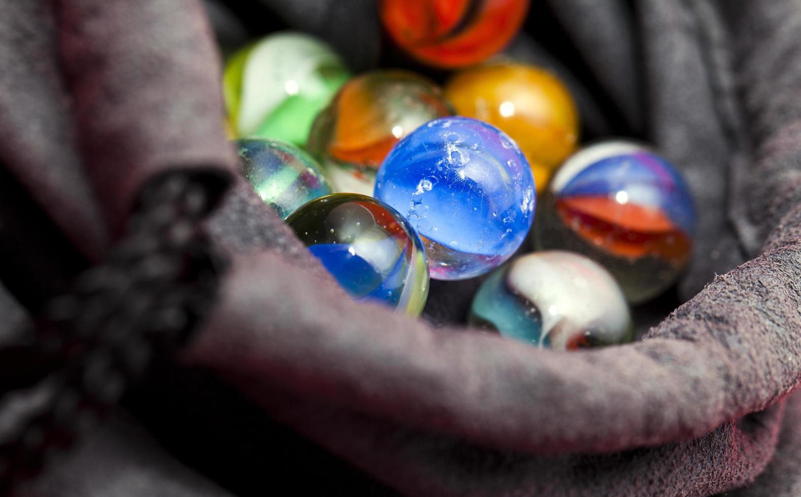 spel speelgoed glazen ronde bal marmer voor kinderen foto