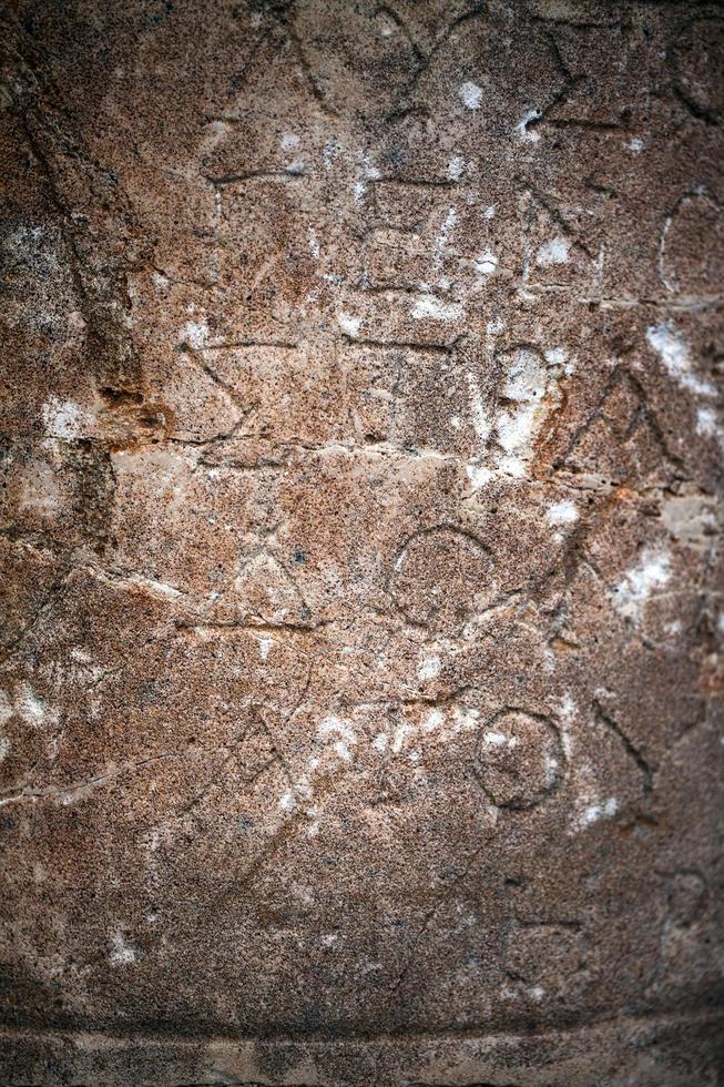 historische symbolen tekens alfabetten van het oude egypte foto