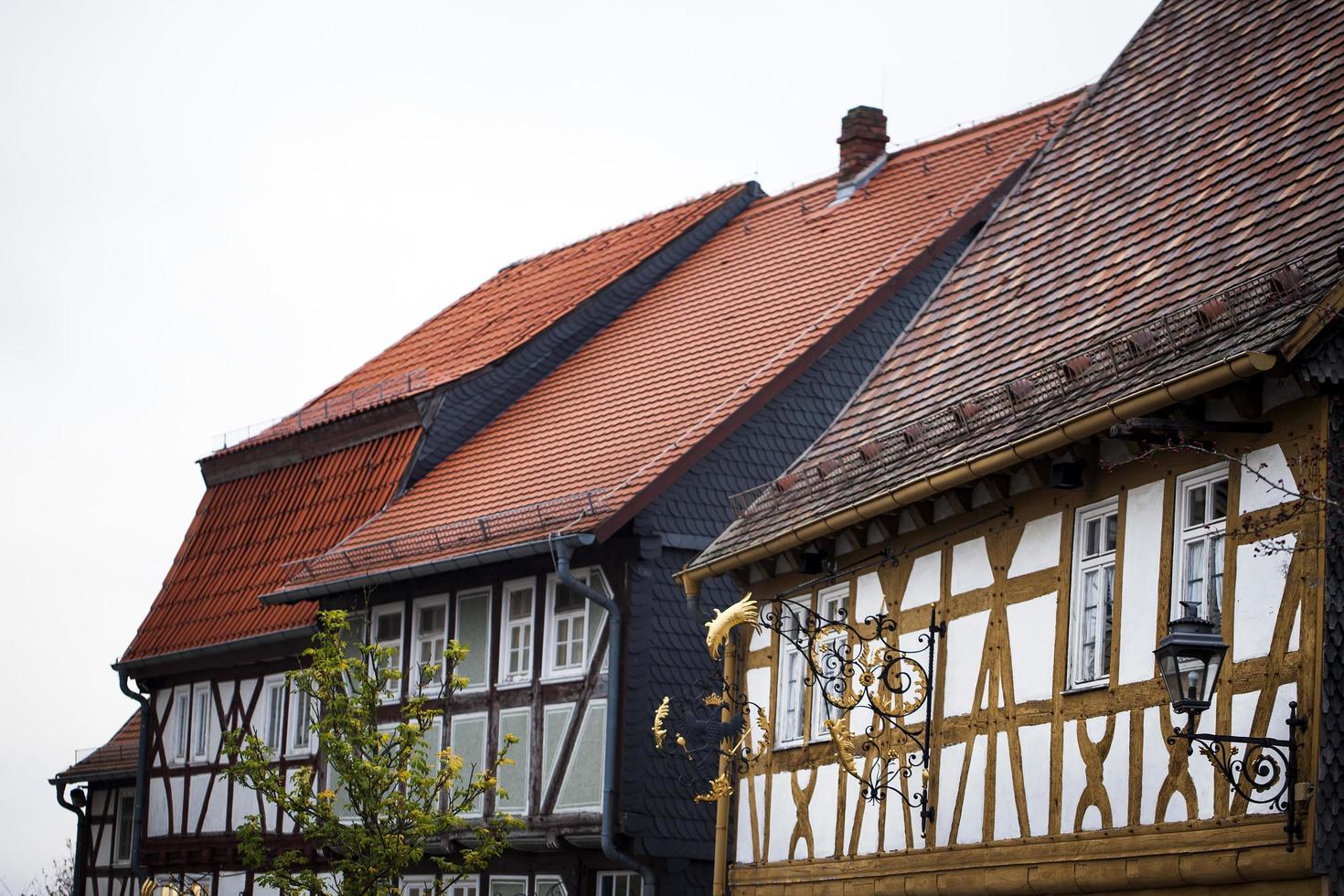 vintage oude duitse architectuur boerderij foto