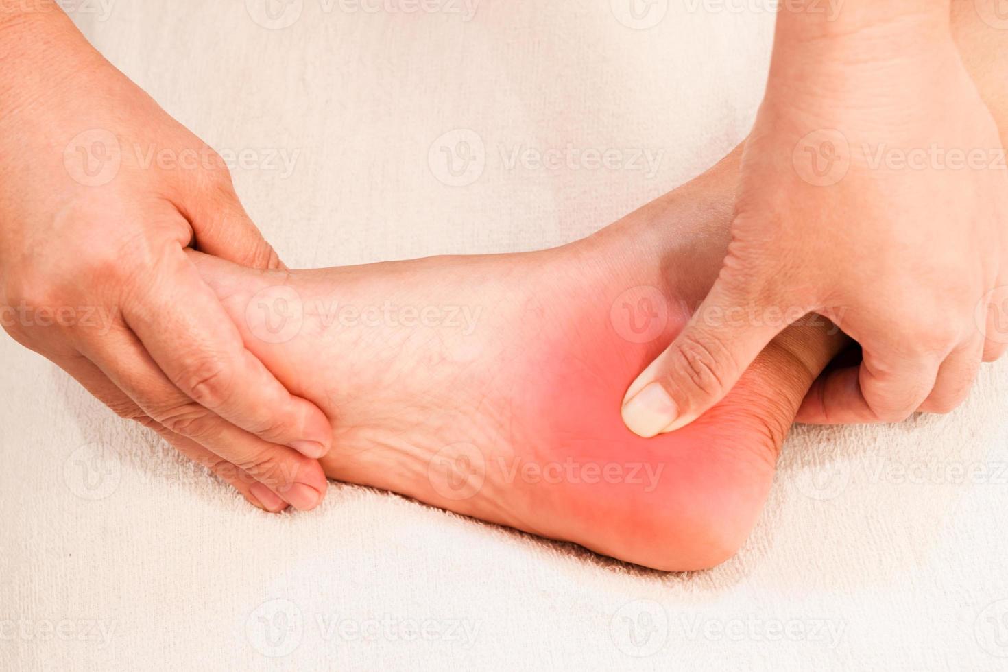 reflexologie voetpijn massage foto