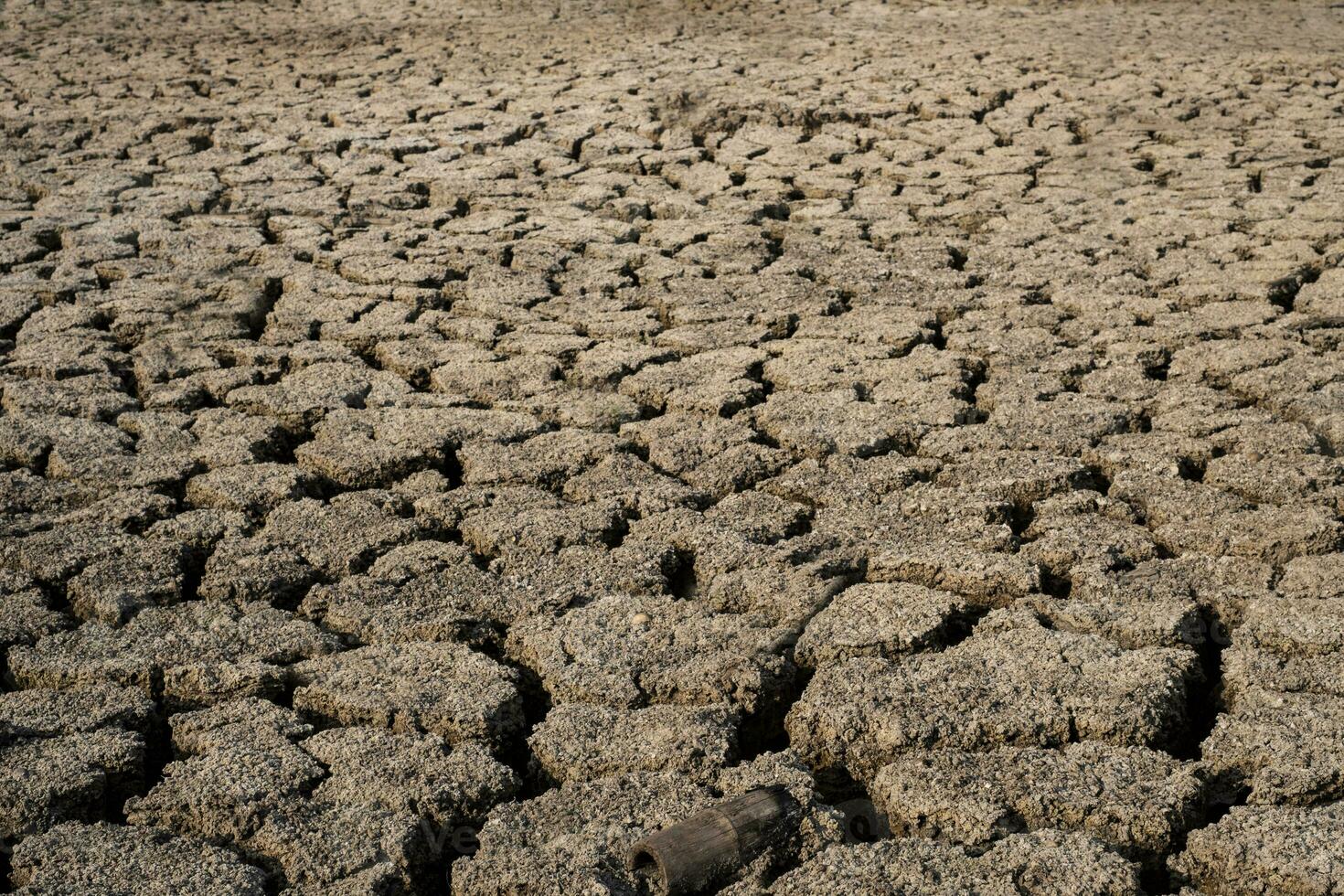 gebarsten en droge grond in droge gebieden landschap areas foto