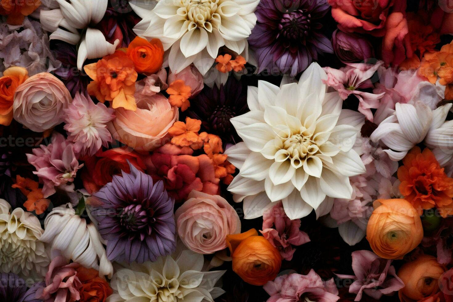 bloemen zomer achtergrond natuur boeket foto