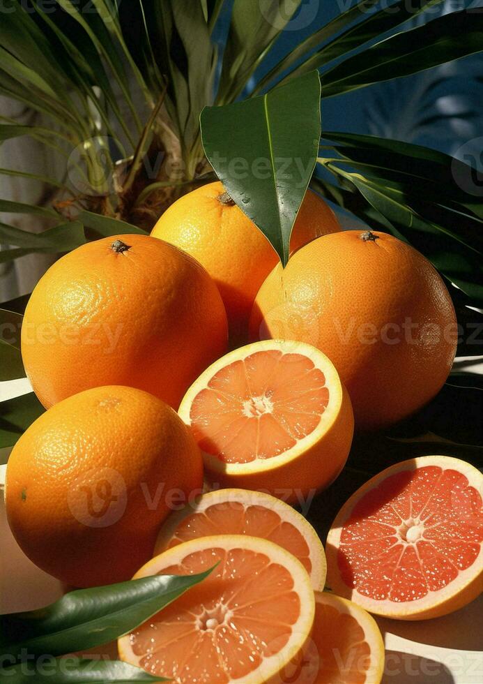 rijp oranje fruit foto