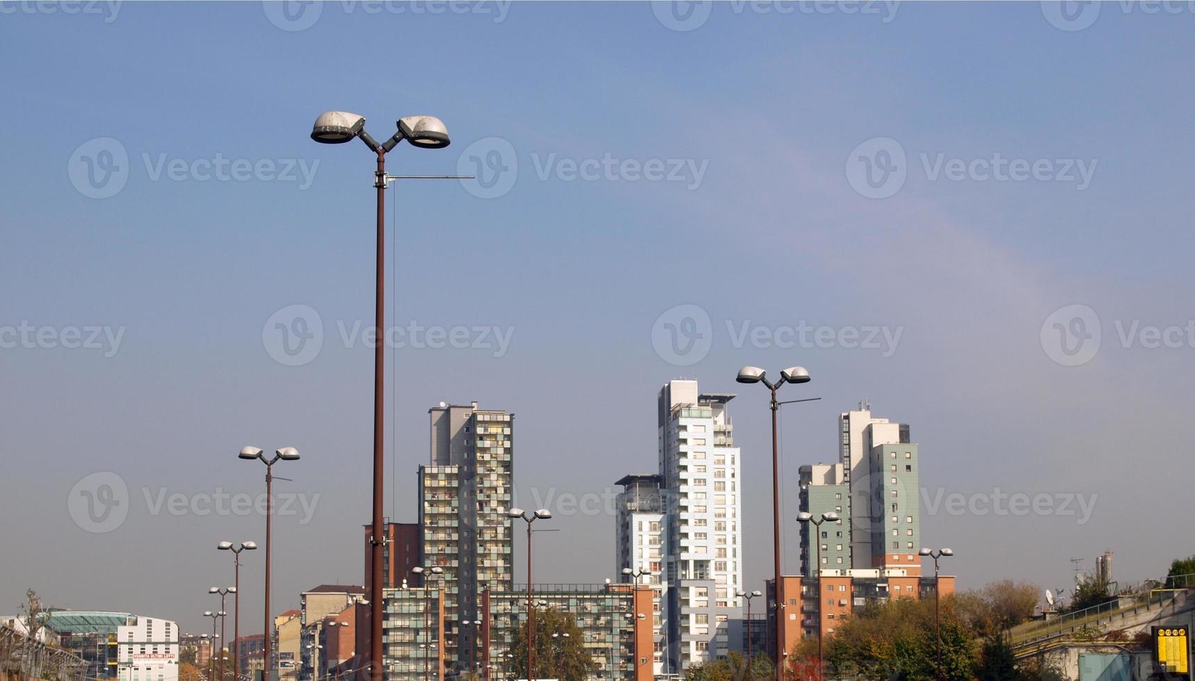 uitzicht op de skyline van turijn foto