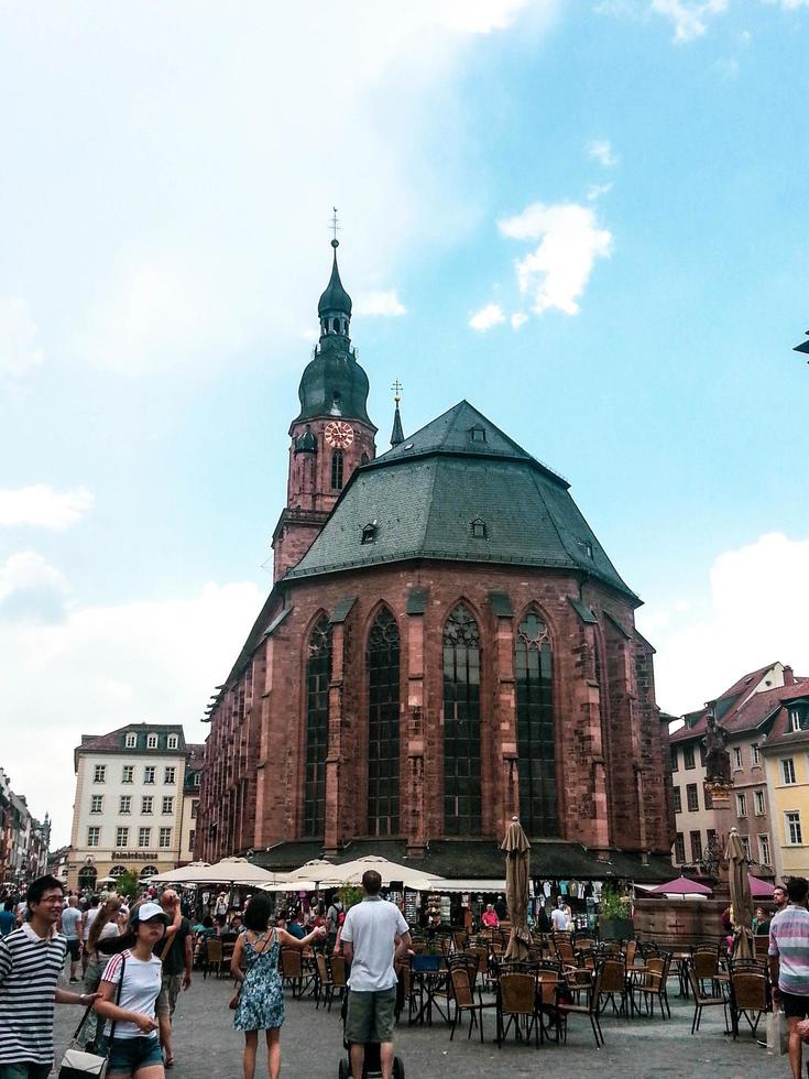 kerk van de heilige geest, heidelberg, duitsland, europa foto