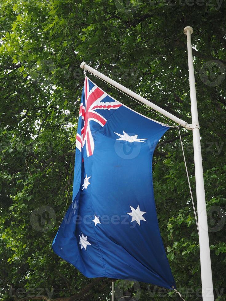 Australische vlag van Australië foto