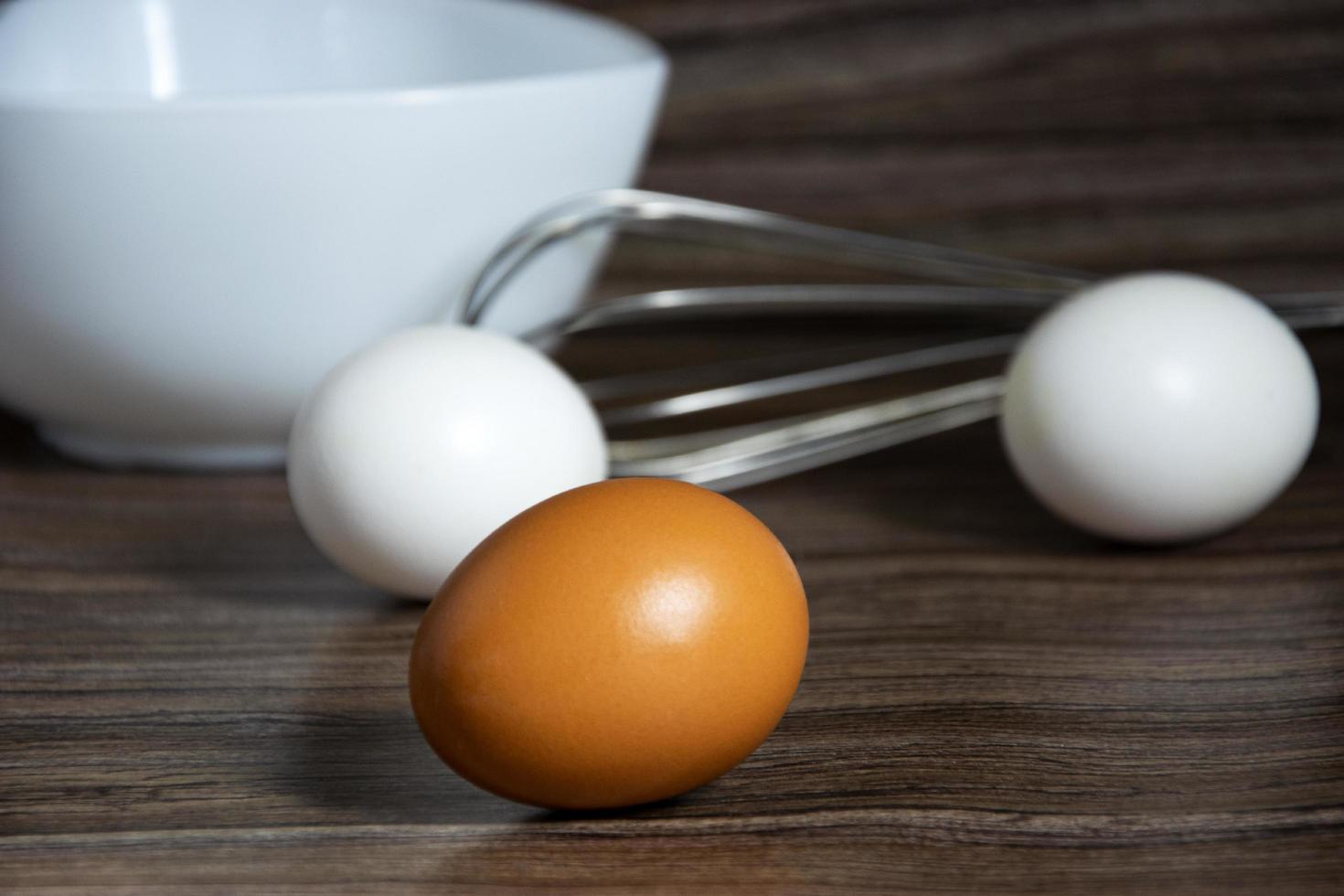 eieren voor het maken van een cake foto