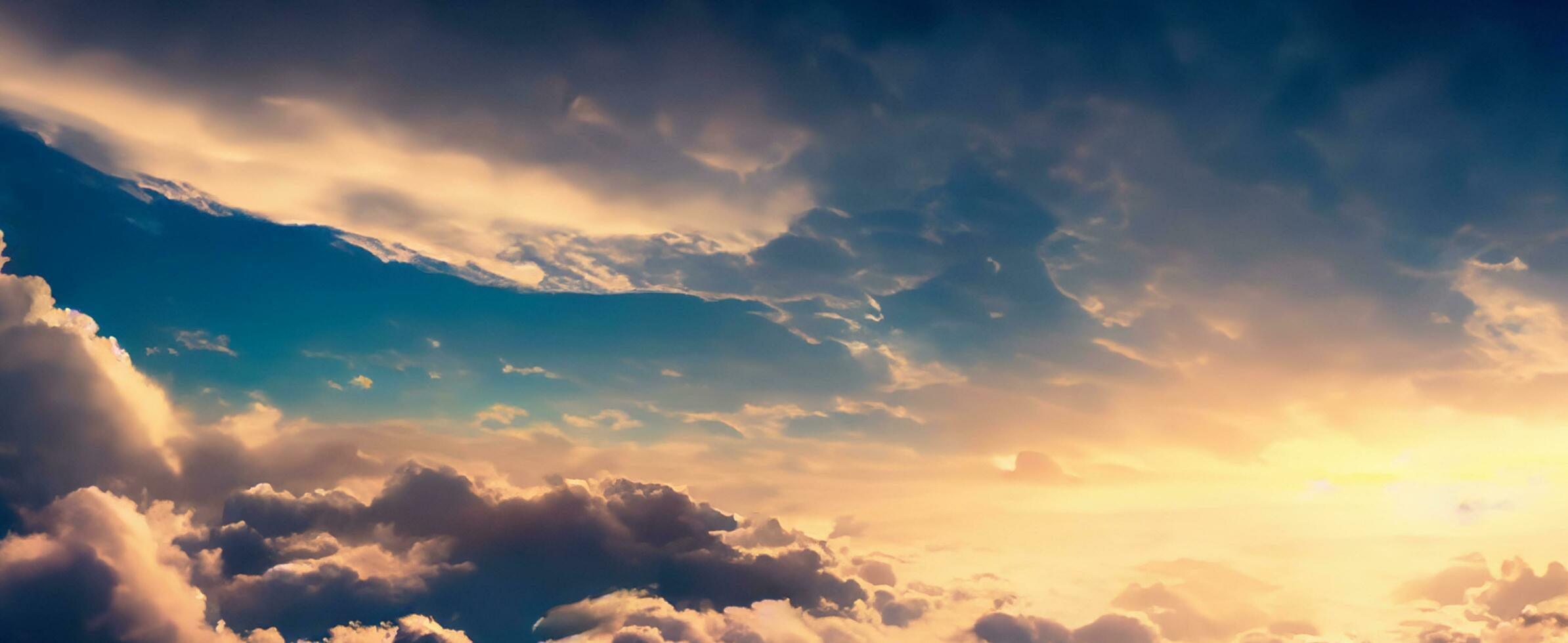 lucht atmosfeer stratosfeer wolken in de lucht troposfeer mesosfeer ionosfeer exosfeer niveau van hoogte bovenstaand vliegtuigen foto
