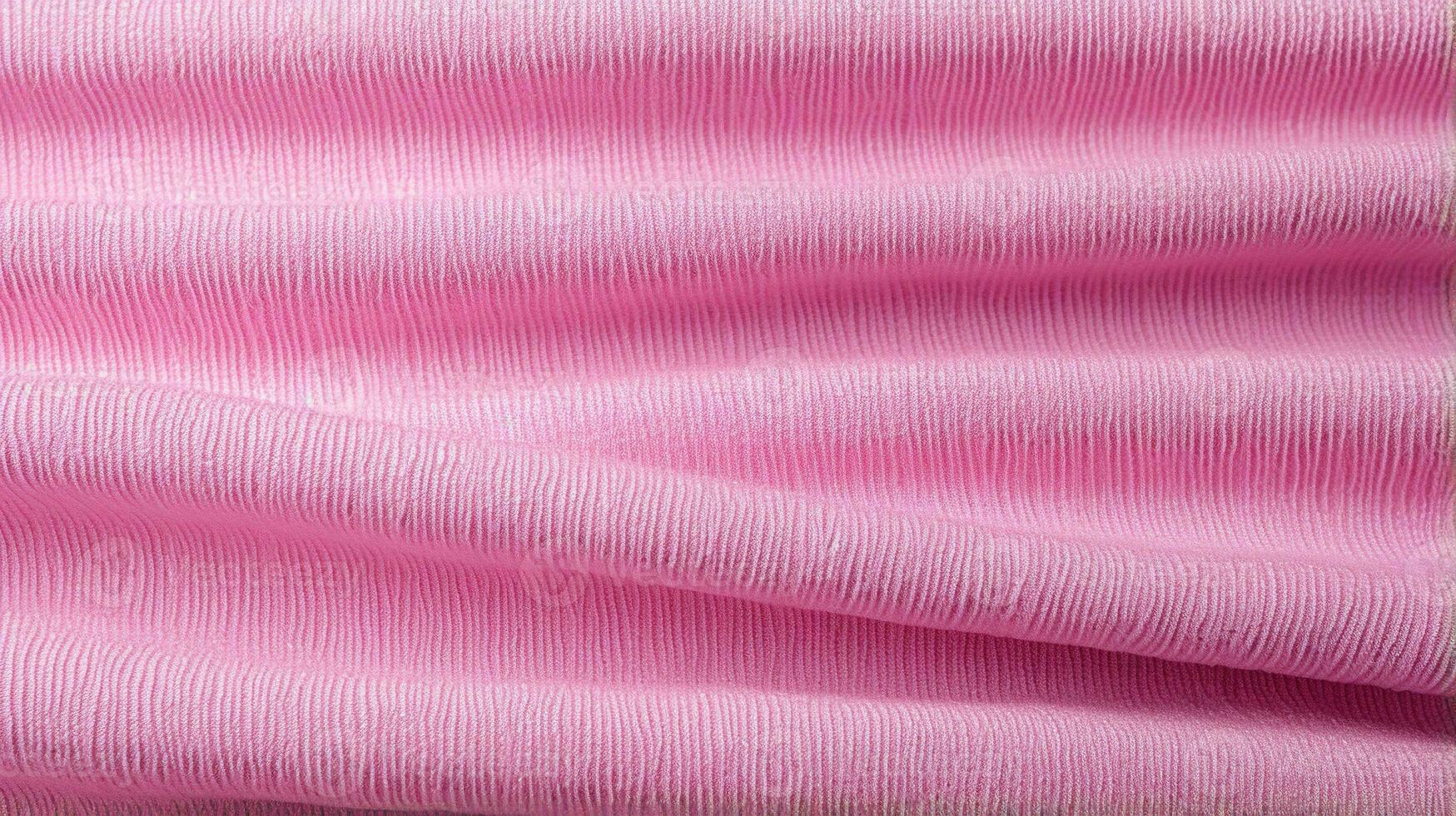 generatief ai, gebreid roze trui structuur detailopname, magenta of licht roze abstract achtergrond foto