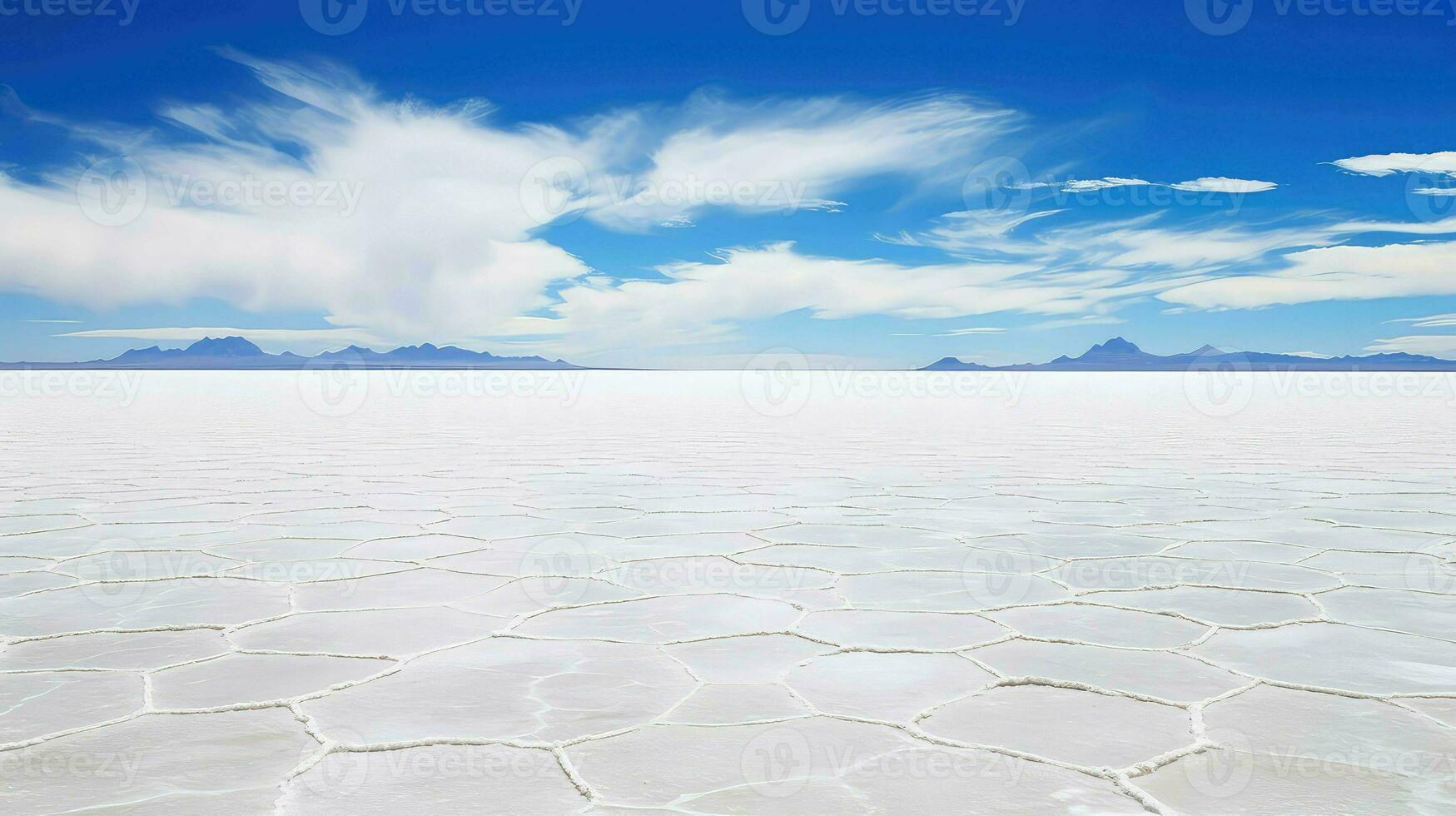 Amerika zout flats Bolivia ai gegenereerd foto