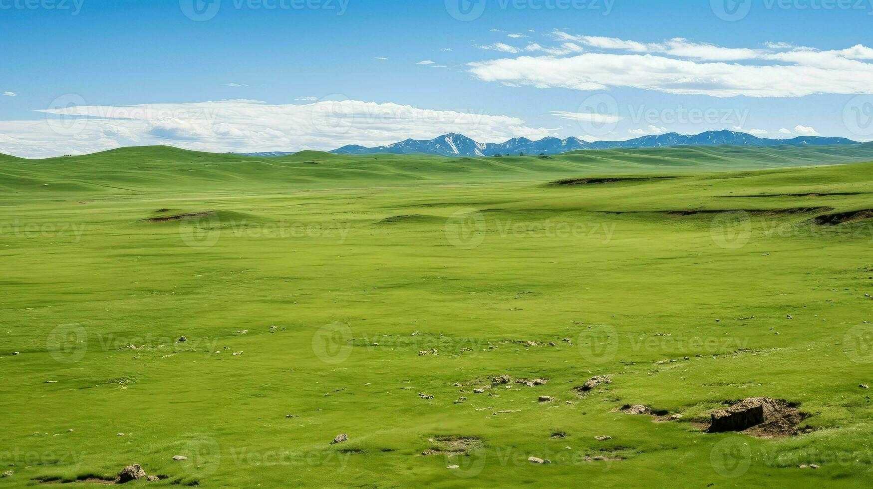 Mongolië binnenste Mongools plateau ai gegenereerd foto