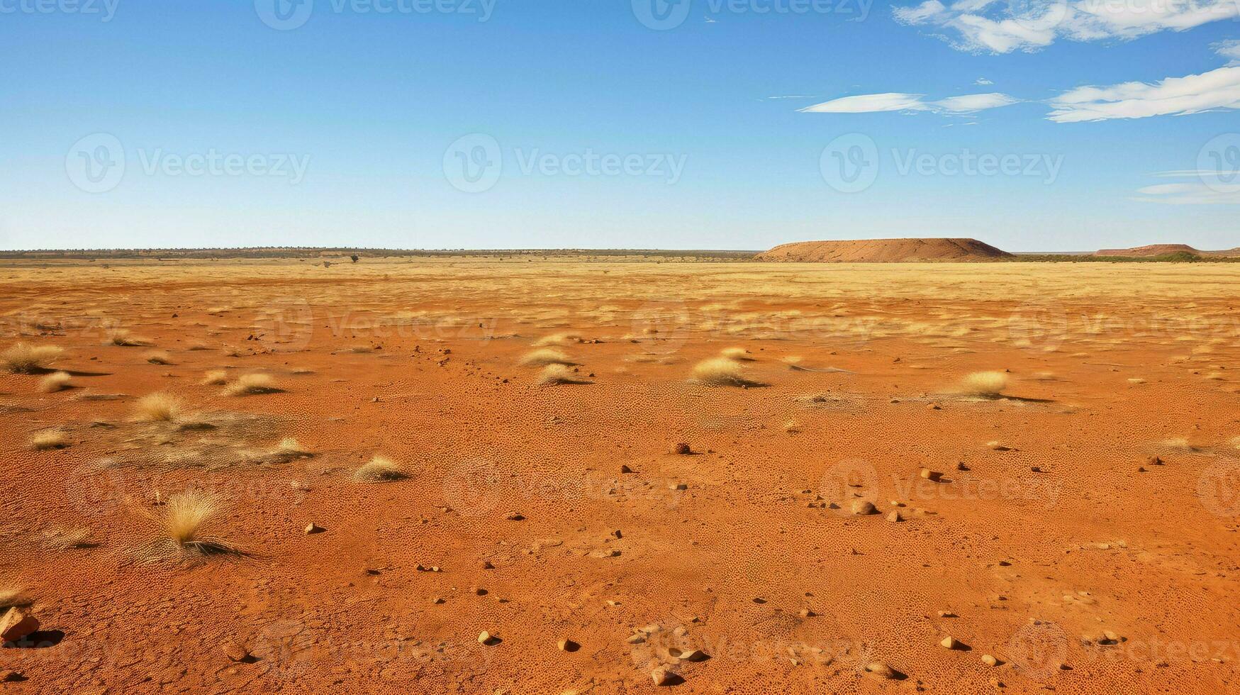 landschap zuiden Australisch binnenland ai gegenereerd foto