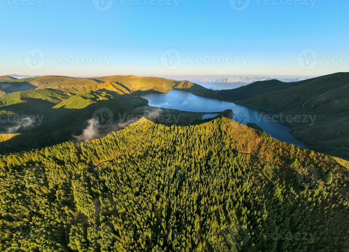 Lagoa Doen fogo - Portugal foto
