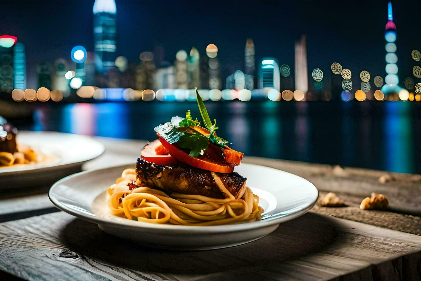 de voedsel en drinken in hong kong. ai-gegenereerd foto