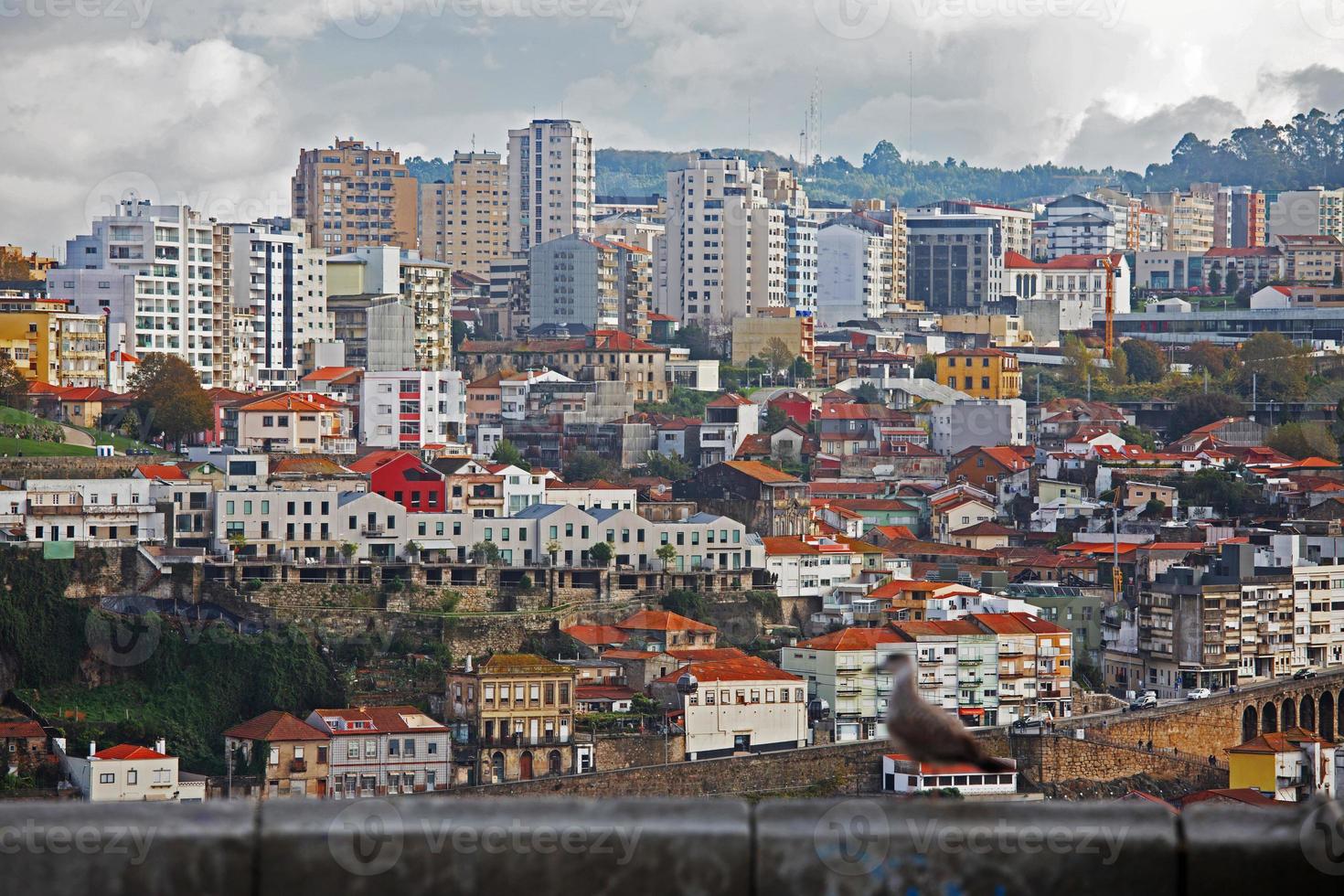 landschap waarin de stad porto foto