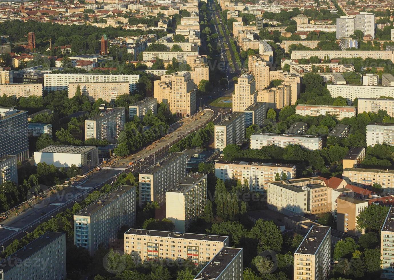 luchtfoto van berlijn foto