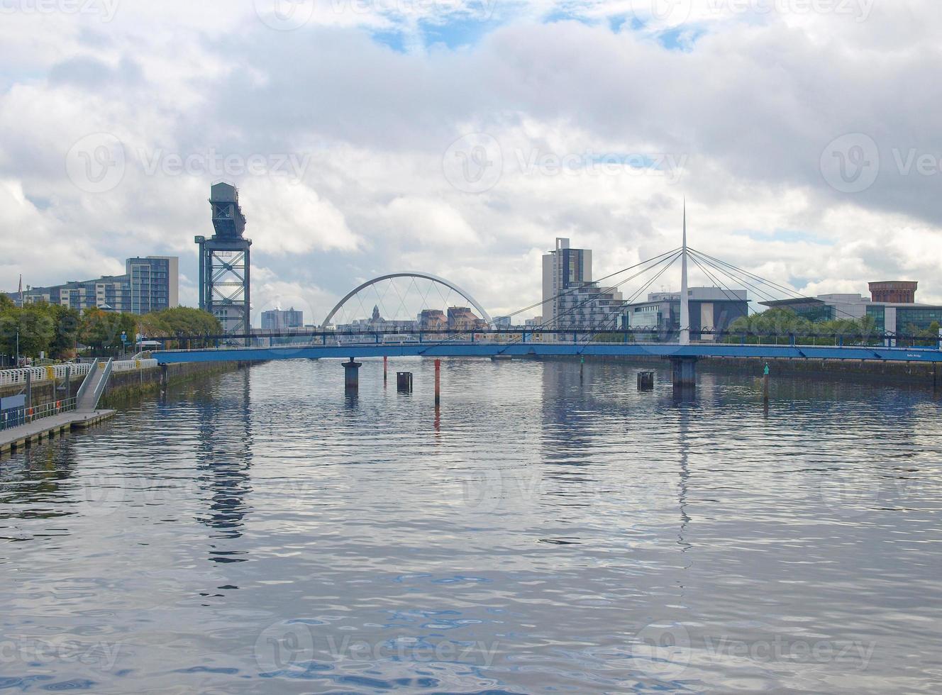 River Clyde in Glasgow foto