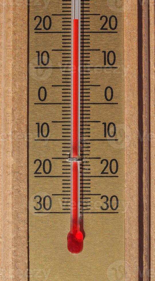 thermometer voor luchttemperatuur foto