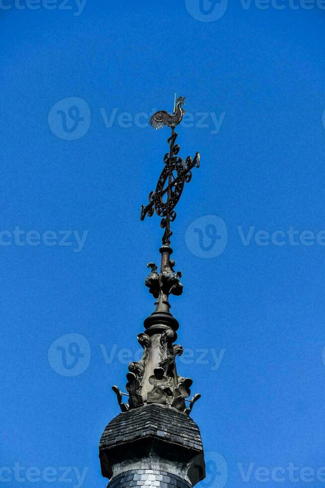 de weer vin Aan de top van de toren foto