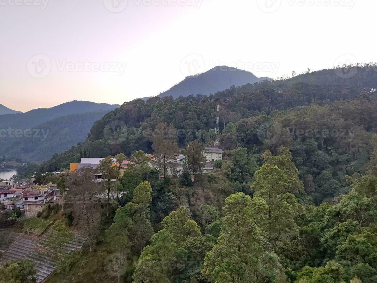 lawu berg in Indonesië foto