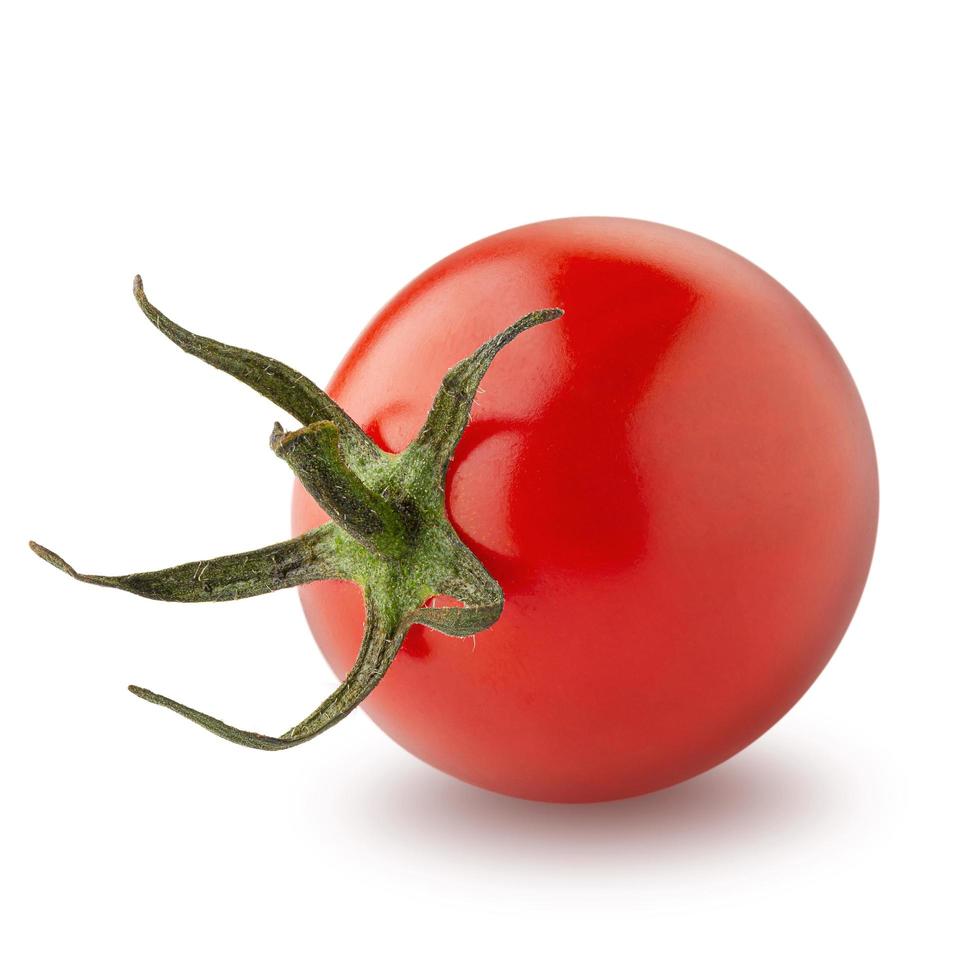 verse tomaten geïsoleerd op een witte achtergrond foto