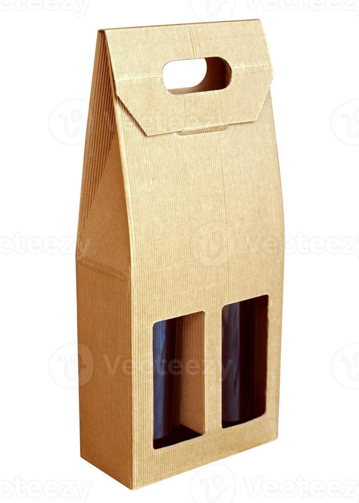 wijnflessen doos foto